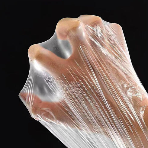 Food Storage Roll Bags, Disposable Plastic Bags, Mini Plastic Bags, 200 PCS Medium Roll Plastic Bags (9.84 x 13.7 inch)