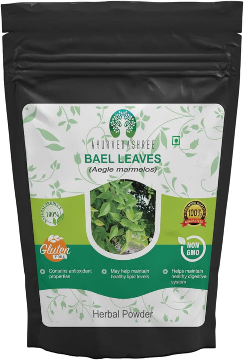 Bilva Powder - Bael Leaves Powder - Aegle marmelos - 50 Gm - Supports Proper Bowel Function