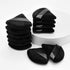 12 Pieces Black Cosmetic Powder Puff, 2.76 Inch Portable Soft Sponge Setting Face Puffs for Loose Powder