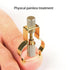 Ingrown Toenail Lifter Tool, Stainless Steel Professional Clamp for Ingrown Toenail Care, Paronychia (Gold)