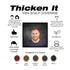 Thicken It 100% Scalp Coverage Hair Powder, BLACK, Talc-Free, Water Resistant Hair Loss Concealer.