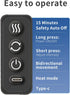 HawuMasseur ,4D 4 Shiatsu Neck and Back Massager ,With Heating and Bidirectional Rotation Heads Electric Massage Pillow