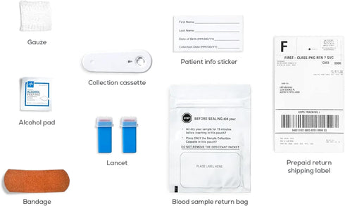 Everlywell Cholesterol and Lipids Test - At-Home Collection Kit for Ages 18+ - Accurate Results from CLIA-Certified Lab