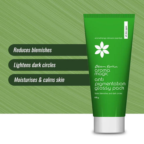 Anti Pigmentation Glossy Pack | 3.53 Oz (100g) | Aromatherapy Skincare | Essential for Pigmentation and Dark Circles | All Skin type
