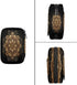 Skerhhux 7 Golden Art Mandala Pill Case Travel Pill Organizer Weekly Day Portable with Zipper Medicine Box Pill Case