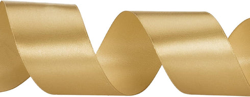 1 1/2 Inch Champagne Gold Solid Satin Ribbon, 50 Yards Craft Fabric for Gift Wrapping & Wedding Party Decoration