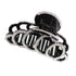 Large Rhinestones Jaw Clips, Strong Hair Claw Clips for Women, Hair Accessories in Black and White