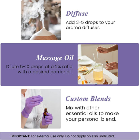 Handcraft Blends Lavender Essential Oil, 1 Fl Oz, 100% Pure and Natural for Diffuser and Aromatherapy