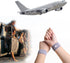 TOULIFLY Travel Wristbands, Natural Motion Sickness Relief Wrist Band, Grey + Black