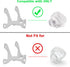 2PCS Fabric Frame Compatible with WP Headgear, Universal Size Fabric Frame