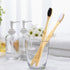 Bamboo Toothbrushes (10 Pack), BPA Free Soft Bristles, Natural Wood Bulk, Reusable Travel Toothbrushes