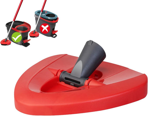OCeda Mop Base Compatible with OCedar EasyWring 1-Tank System, Rotating Triangle Mop Head Cover Replacement