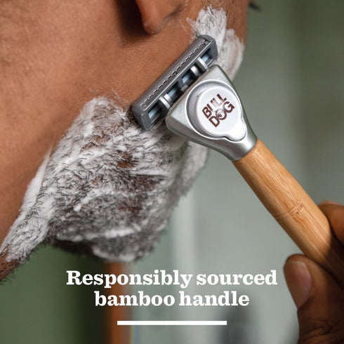 Bulldog Skincare Sensitive Bamboo Razor Blades, x4