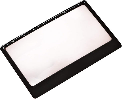 leasote Portable 3X Credit Card Size Ultra-Thin High Clarity Magnifying Glass Reading Magnifier