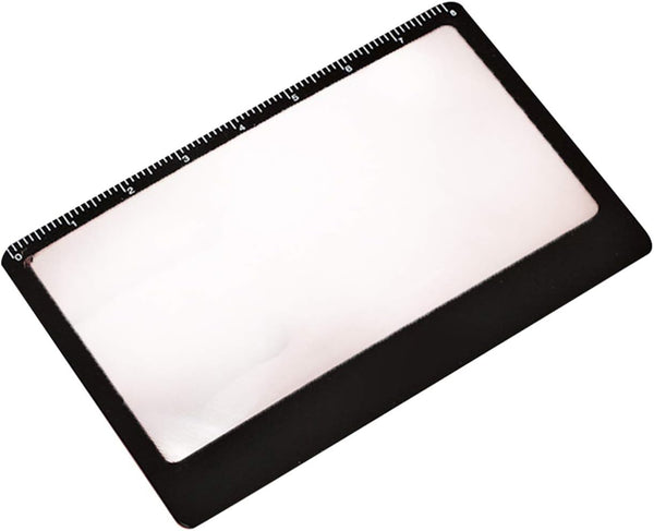 leasote Portable 3X Credit Card Size Ultra-Thin High Clarity Magnifying Glass Reading Magnifier
