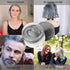 Silver Gray Hair Color Wax, 4.23 oz, Temporary Hairstyle Cream for Party, Cosplay, Daily Use