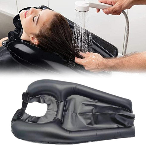 Kangmeile Inflatable Hair Washbasin, Portable Hair Shampoo Tray, Washing Tray, Salon Equipment, Mobile