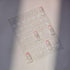 5D Embossed White Lace Bowknot Nail Art Stickers, Pearl Bow Nail Decals for Retro Nail Art Supplies