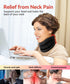 Neck Pain Relief Heated Brace with Vibration Massage Support