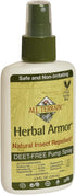 Herbal Armor DEET-Free Pump Spray, 4oz Insect Repellent, Plant-Based, Safe for Family and Pets