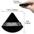 12 Pieces Black Cosmetic Powder Puff, 2.76 Inch Portable Soft Sponge Setting Face Puffs for Loose Powder