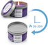 Set 3 Pack 6.2 oz 30-35 Scented Candle Gift for Women, Large Soy Wax Candles in Tins, Each, Hr Burn, Lavender, Orange