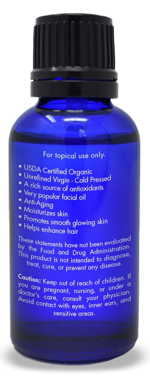 Zongle Therapeutics Organic Marula Oil – 100% Pure for Face & Hair, 1 OZ