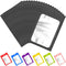 100 Pieces Resealable Mylar Bags with Clear Window, Smell Proof Foil Pouch Zip Bags for Food Storage