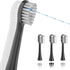 Flossing Toothbrush Head Replacement, 3 Count, Sonic Tooth Brushes and Water Flosser Combo, Compact Size