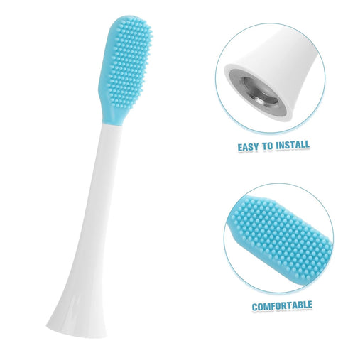 MERRYHAPY Electric Toothbrush Replacement Soft Bristles for Gentle Cleaning Compatible and Other Models for Family Use