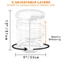 Rotating Makeup Organizer, DIY 8 Adjustable Layers Spinning Skincare Organizer with Brush Holder and Tray