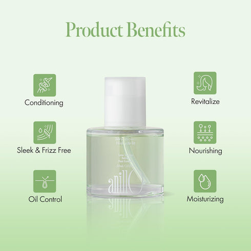 Lime Sunday Refresh Hair Essence - Vitamin C & Tea Tree Oil for Hair Vitality, 50ml / 1.69 fl. Oz