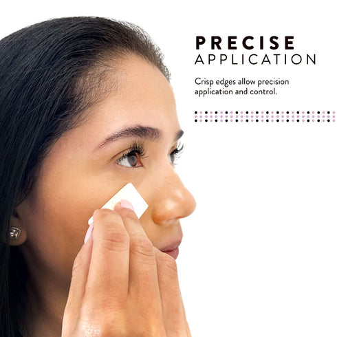 Artist's Choice Makeup Sponge Mini Applicator Wedges, Triangle Cosmetic Sponges for Foundation, Blush, Eye Shadow, 250