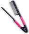 Herstyler Hair Straightening Comb - Pink Straightener Comb for Easy Styling - Get Straight Hair in Minutes