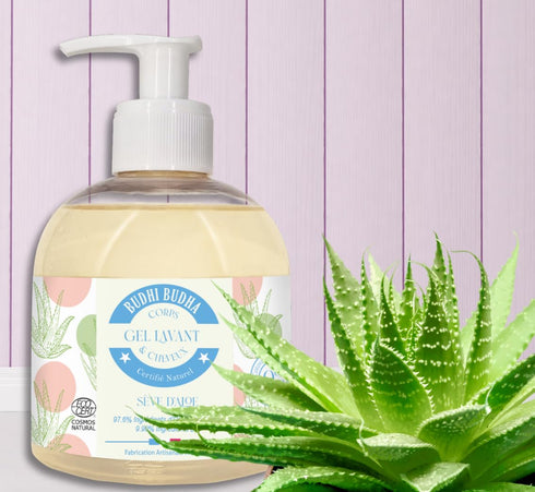3-in-1 Natural Kids Body Wash, Shampoo, Hand Wash - ECOCERT Natural Body Wash, Kids Bubble Bath, Made in France