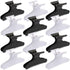 Ondder Hair Clips for Styling Sectioning Black White Pro Salon Clamps for Coloring, Cutting Hair Accessories