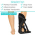 Plantar Fasciitis Night Splint by Vive, Best Medical Brace for Foot Pain, X-Large