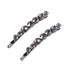 Lurrose 2pcs Crystal Bobby Pins, Clear Rhinestone Decorative Hair Pin Bridal Headpieces