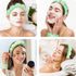 Spa Headbands for Washing Face, Wristband Set, Sponge Makeup Skincare Headband, Soft Terry Towel Cloth for Women