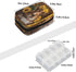 Skerhhux 7 Animal Flower Highland Cow Pill Case Travel Pill Organizer Weekly Day Portable with Zipper Medicine Box Pill