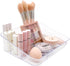 SUNFICON Makeup Tray Organizer - Cosmetic Display Case for Countertop Storage Unit, Washable Crystal Clear Acrylic