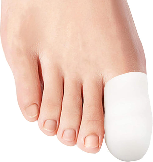 KONGDY Big Toe Protectors - 10 Count Silicone Toe Caps for Pain Relief from Corns, Callus, and Ingrown Toenails
