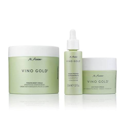 M. Asam VINO GOLD 24h Facial Cream (6.76 Fl Oz), Day & Night Moisturizer Against Lines & Wrinkles, Vegan Skincare.