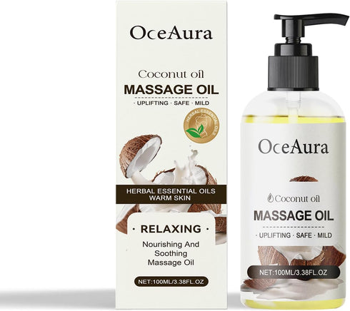 SOSSUSVLEI Massage Oil - Fractionated Coconut Oil for SkinOrganic Carrier Oil for Essential