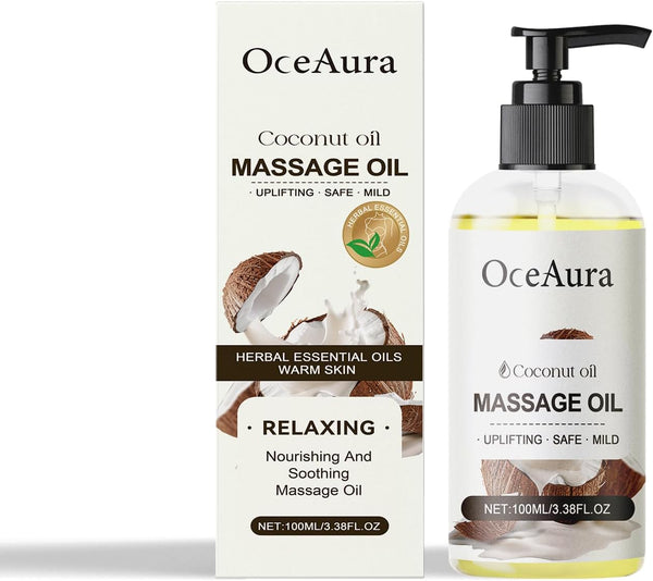 SOSSUSVLEI Massage Oil - Fractionated Coconut Oil for SkinOrganic Carrier Oil for Essential