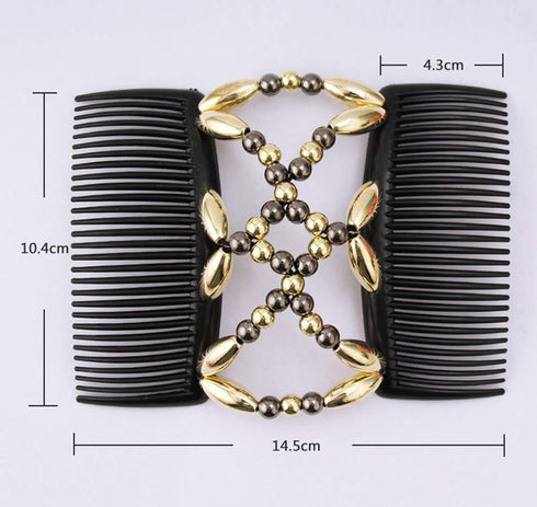 LOVEF 3Pcs Comb Hair Clips for Women and Girls, Stylish and Fashionable Accessories for Easy Hair Dos