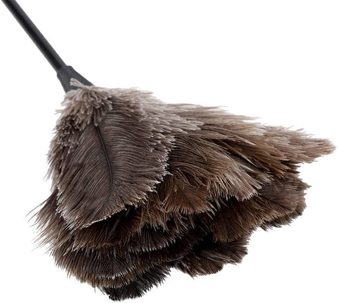 40cm Premium Quality Genuine Ostrich Duster, Handmade Washable Duster for Attracting Dust in Home & Office