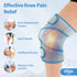Hilph Knee Ice Pack Wrap, Reusable Hot Cold Compression for Knee Pain Relief, Meniscus Tear, ACL, Swelling (Grey)