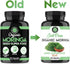 Organic Moringa, Nature’s Green Super Food Supplement, 100% Pure Leaf Powder, Body Detox and Digestive Health Aid