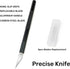 CARTINTS Plastic Squeegee Kit for Vinyl Wrap, Window Tint & Wallpaper Tools, 8.3IN+4IN Felt Squeegee & Precision Art